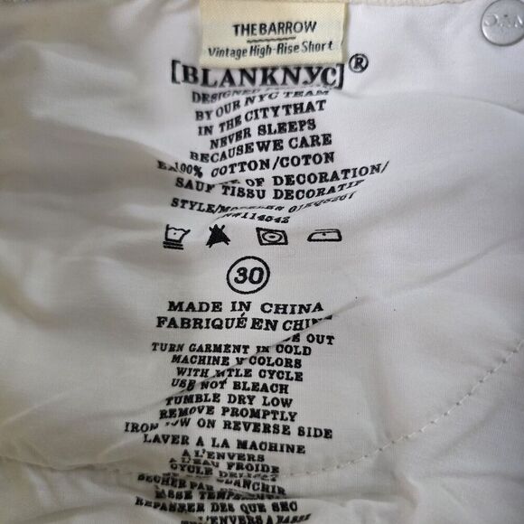 Blank NYC Botanical The Barrow Cut Off Shorts Womens 30 Boho Festival Nature - Picture 7 of 13